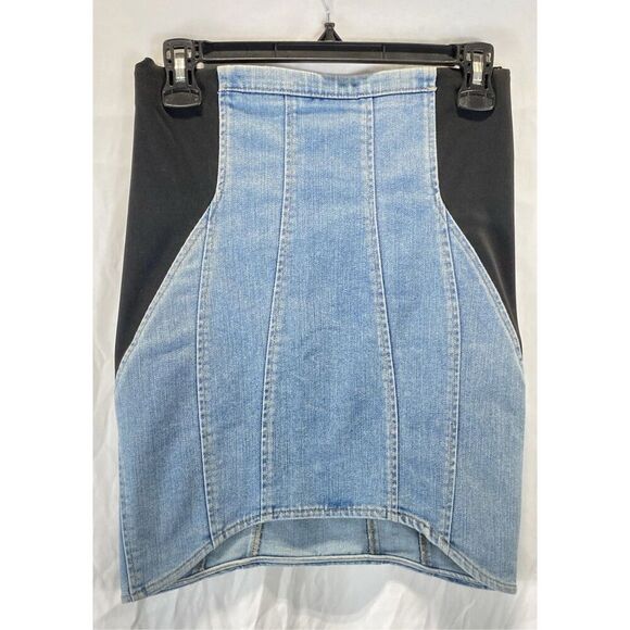 Helmut Lang Denim Mini Skirt - Picture 2 of 4